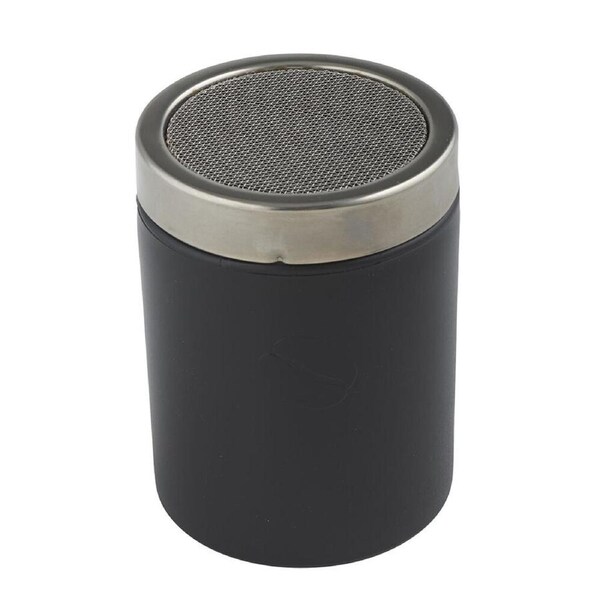 Crema Pro Cocoa Shaker Flour Powder Duster Sprinkler Kitchen/Barware Black