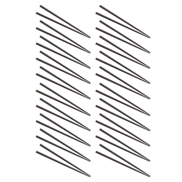 20PK D.Line Lacquered Wooden Chopstick Dinnerware Food Noodles Utensil Black