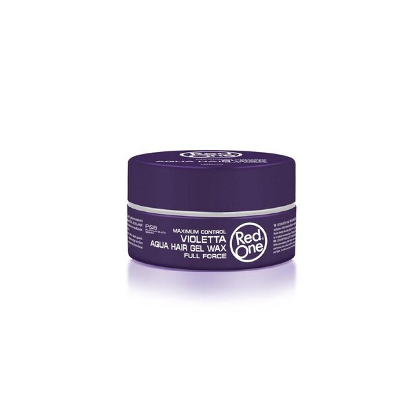 6x RedOne Aqua Hair Gel Wax Violetta 150ml