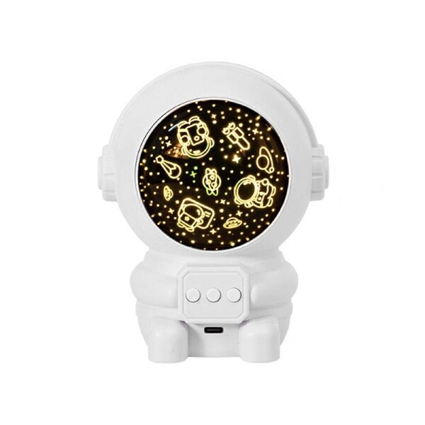 360° Rotating Astronaut Galaxy Projector for Bedroom Night Light Projector With 8 Projection Films