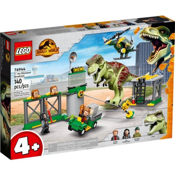LEGO 76944 - Jurassic World Dominion T. rex Dinosaur Breakout