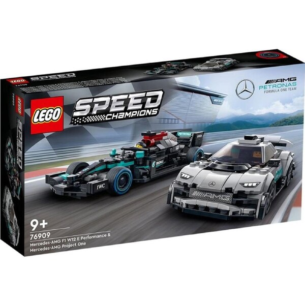 LEGO 76909 - Speed Champions Mercedes-AMG F1 W12 E Performance and Mercedes-AMG Project One
