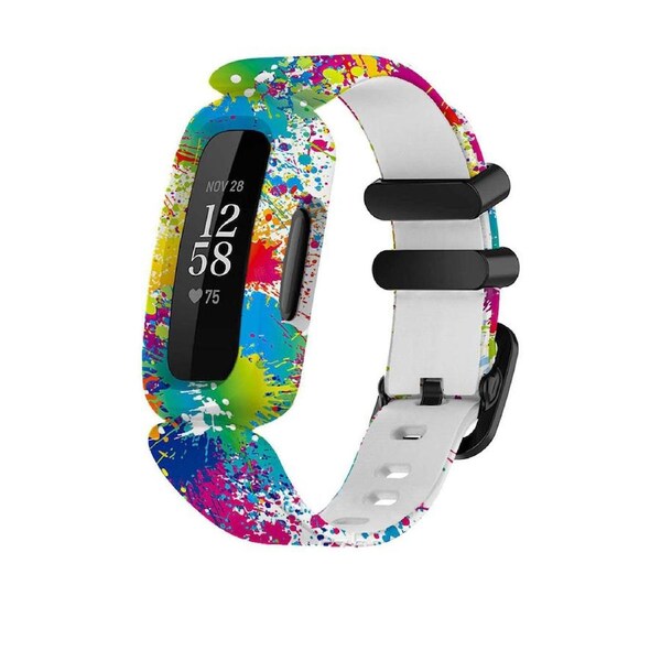 Fitbit Ace 3 Inspire 2 Kids Silicon Watch Strap Band Wristband Colourful