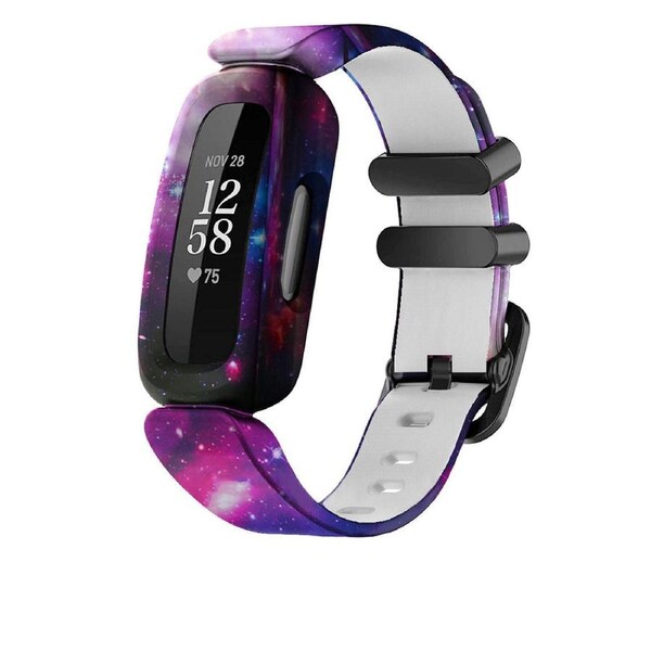 Fitbit Ace 3 Inspire 2 Kids Silicon Watch Strap Band Wristband Purple