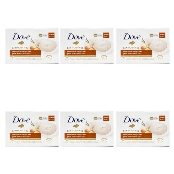 24pc Dove 90G Beauty Cream Bar Bath Wash Soap Shea Butter/Warm Vanilla Scent