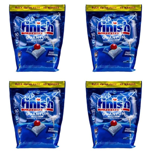 360pc Finish Powerball Dishwasher Tablets Quantum Essential Fresh Fragrance