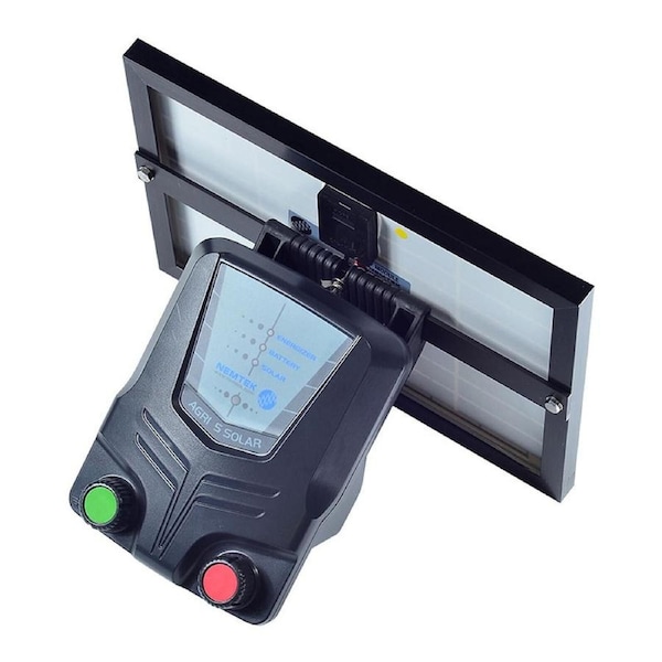 Nemtek Agri 5km 10W Solar Electric Fence Energiser with Battery - AE-SB005