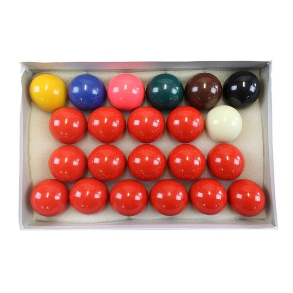 Quality 2-1/16 Inch Billiard Snooker Ball Set 15 Reds