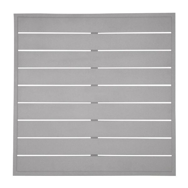 Bolero Aluminium Square Table Top Light Grey 700mm