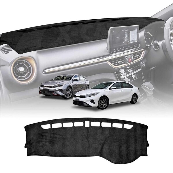 Dash Mat for Kia Cerato Hatch & Sedan 2018-2024 Non-Slip Microfiber Pad Cover Interior Accessories