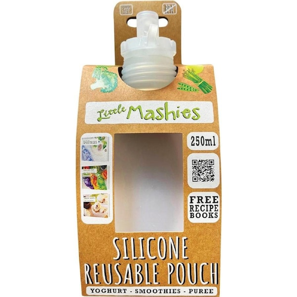 Little Mashies Silicone Reuseable Pouch 250ml