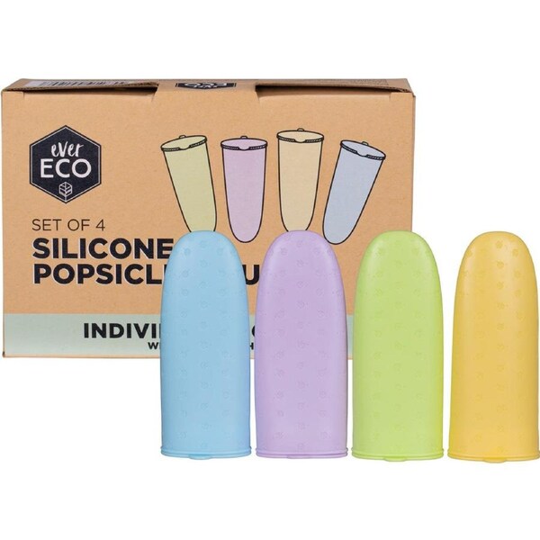 Ever Eco Silicone Popsicle Moulds 4 Pack