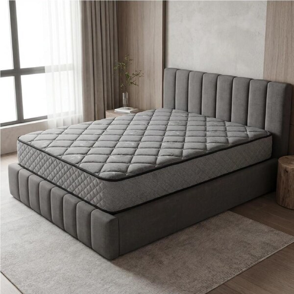 Advwin Mattress Queen 25CM 7-Zone Pocket Springs Bed Memory Foam Medium Firm Quilted Pillow Top