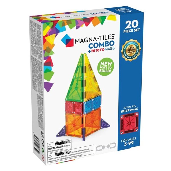 Magna Tiles - Combo + MicroMAGS 48 Piece Set