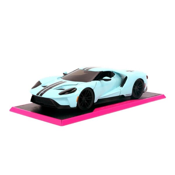 Jada 1:24 Scale Pink Slips 2017 Ford GT Blue Diecast Vehicle Replica