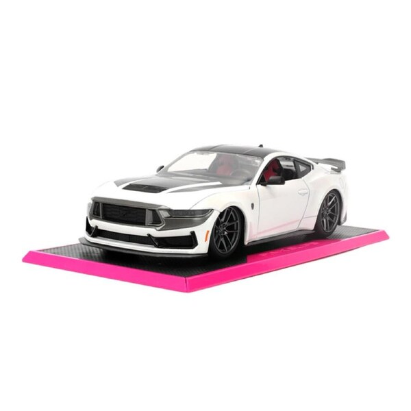 Jada 1:24 Pink Slips 2024 Ford Mustang Dark Horse Edition White Diecast Vehicle