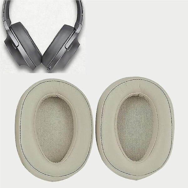 1 Pair Sponge Headphone Protective Case For Sony Mdr-100abn / Wh-h900n(gold)