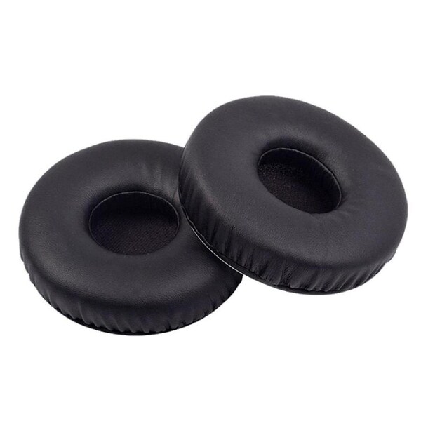 1 Pair Headset Cover Flexible Protein Faux Leather Noise Reduction Earmuff for Sony WH-XB700