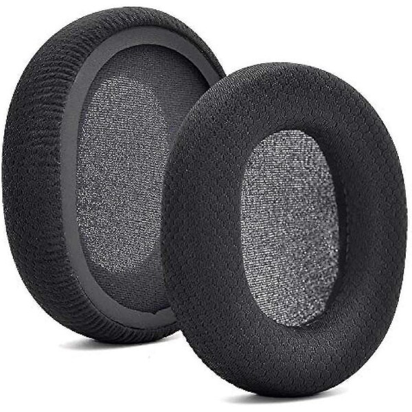 Arctis 3 5 7 9 Replacement Black Fabric Ear Pads Cushion Compatible With Steelseries Arctis 3 Arctis 5 Arctis 7 Arctis 9 Arctis 1 Arctis Pro Lossl