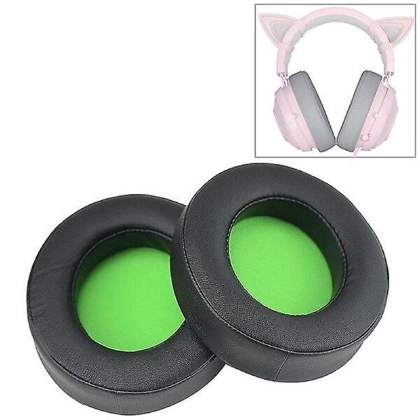 2 Pcs For Razer Kraken 7.1 V2 Pro Cushion Sponge Net Cover