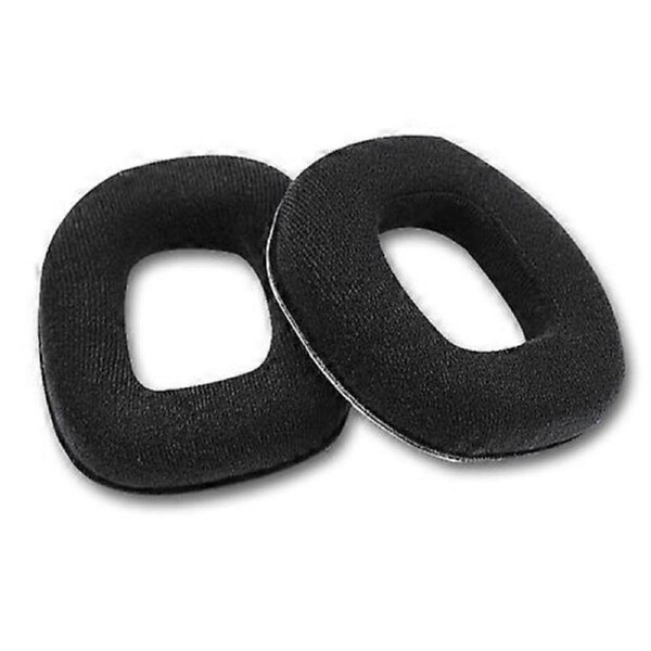 2 PCS Gaming Headset Cushions Sponge Earpads Earmuffs Flannel Earmuffs for Logitech A10