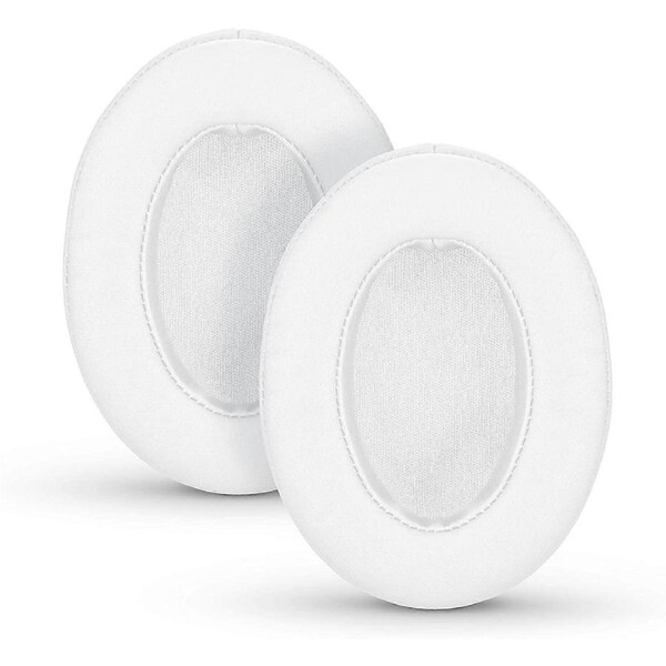 Replacement Memory Foam Earpads for Large Over the Ear Headphones, White