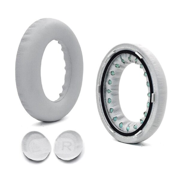 Replacement Sheepskin Leather Earpads For Bose NC700 Headphones (White)