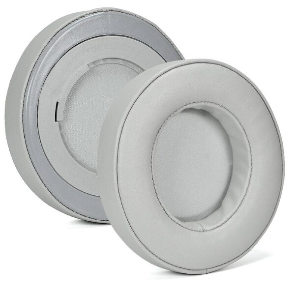 Replacement Sheepskin Leather Earpads For Razer Kraken 7.1 V2 Pro Headphones (Grey)