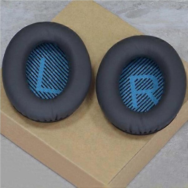 1 Pair Soft Earmuff Headphone Cushions Jacket with Black Cotton for BOSE QC2/QC15/AE2/QC25/QC35