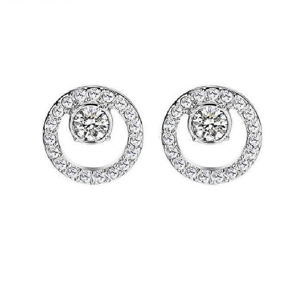 Pair of Stud Collection Creative Earrings, Silver Women's Earrings, Hypoallergenic (1 Pc), Small Earrings, Silver Hoop Earring Set, Angel Studs, Banqu