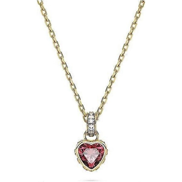 Pink Love Necklace Heart Pendant