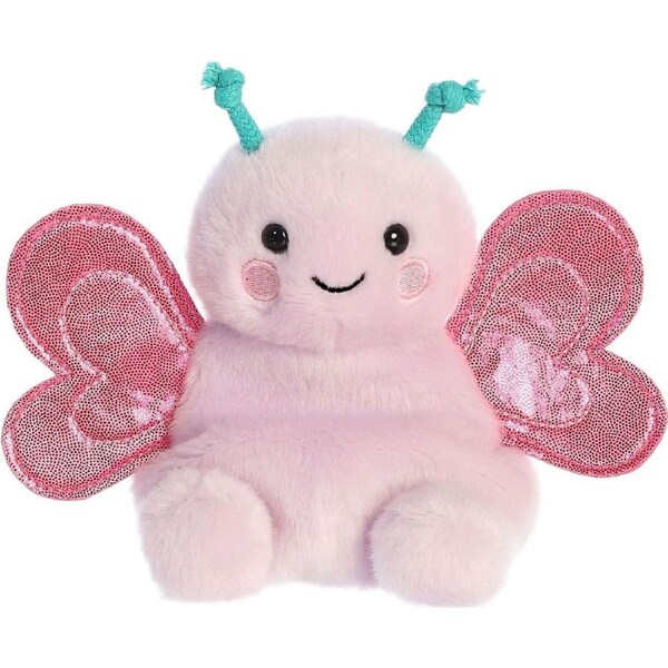 Cotton Candy - Palm Pals Pink Petunia Butterfly 13cm Plush