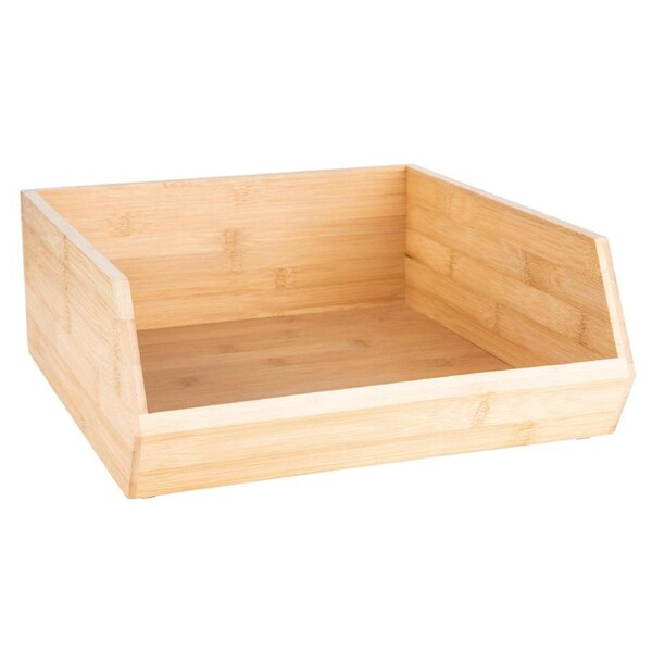 Bamboo Stackable Organiser Large