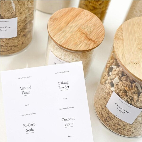 Gluten Free Pantry Stickers (24 Labels)