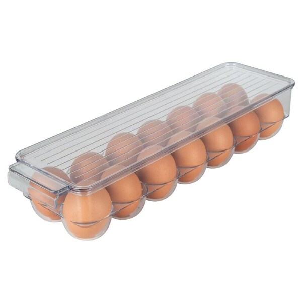 Clear Fridge Egg Organiser Tray