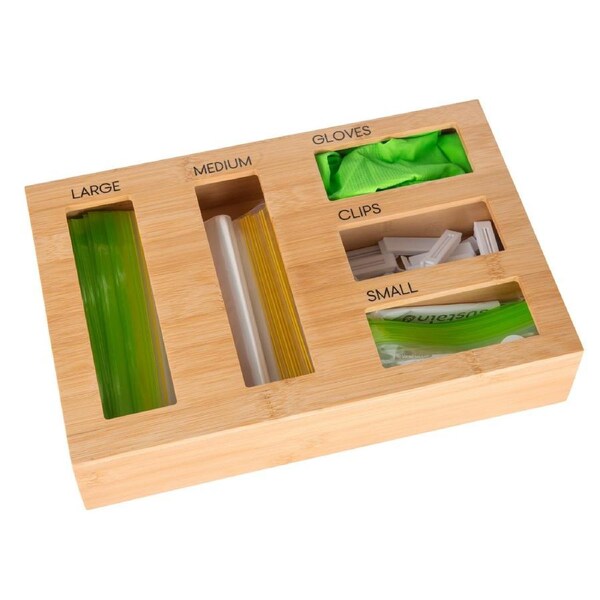 Bamboo Sandwich Bag Organiser