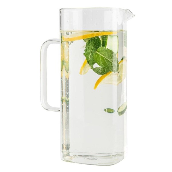 Square Glass Jug 2L