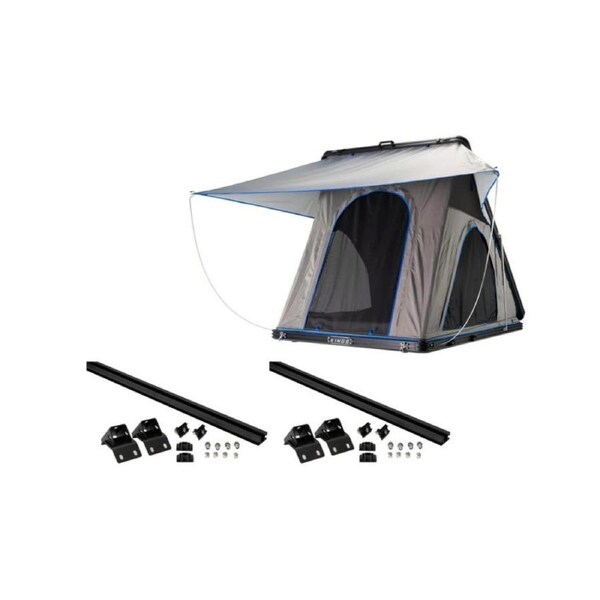 Grand Tourer Sports Lite Roof Top Tent Aluminium hardshell+ 2x Grand Tourer Sports Lite Single Crossbar Kit