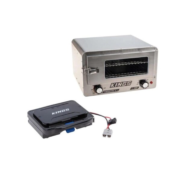 Kings 12V Travel Oven + 12V Travel Sandwich Press -Toasties -Grill