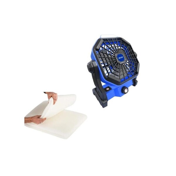 Kings 2in1 Lithium Rechargeable LED Light/Fan + Rooftop Tent Anti-Condensation Mat