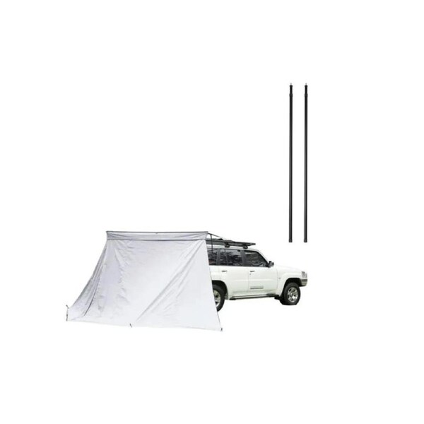Kings Plus Freestanding Awnings Upright Pole Kit (Twin Pack) + Plus Tourer Freestanding Awning Universal Wall