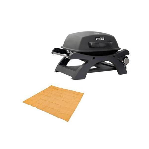 Kings Single Burner BBQ 11,500 BTU+ Mesh Flooring 3m x 3m - High-Density Weave