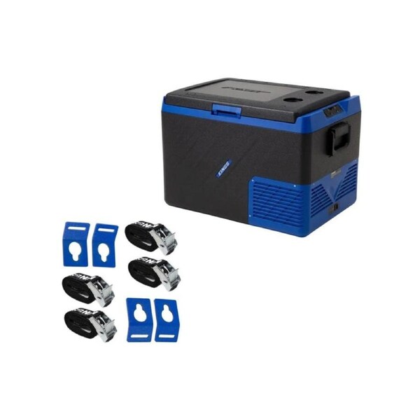 Kings Escape 65 Fridge/Freezer 12/24V camping+ Fridge Tie-Down Kit (4-Pack)