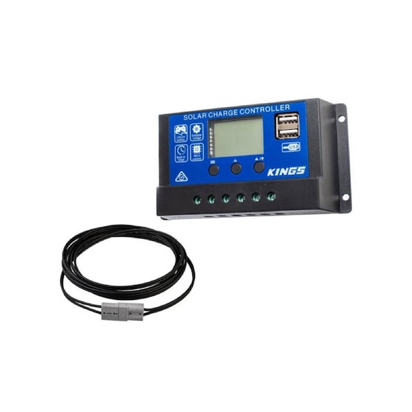 15A PWM Solar Controller + 6m Extension Lead 2.5mm2 copper
