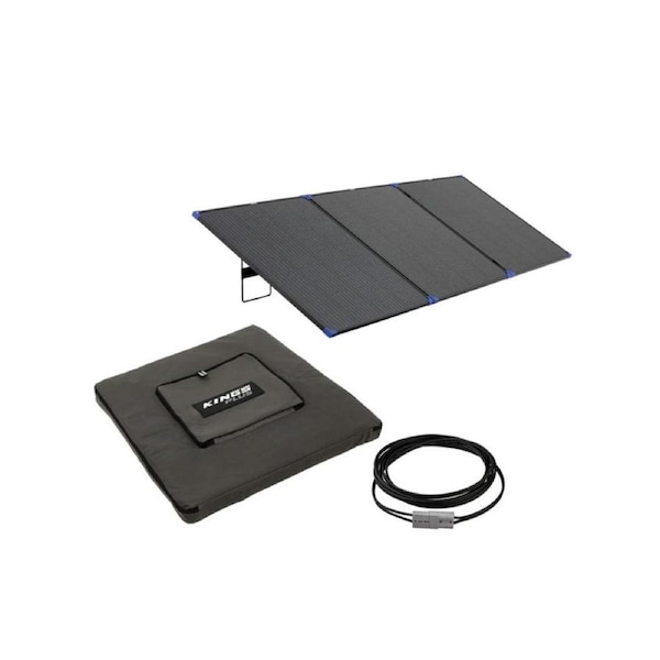 300W Folding Solar Panel + Bag + 6m Solar Extension Lead 2.5mm2 copper