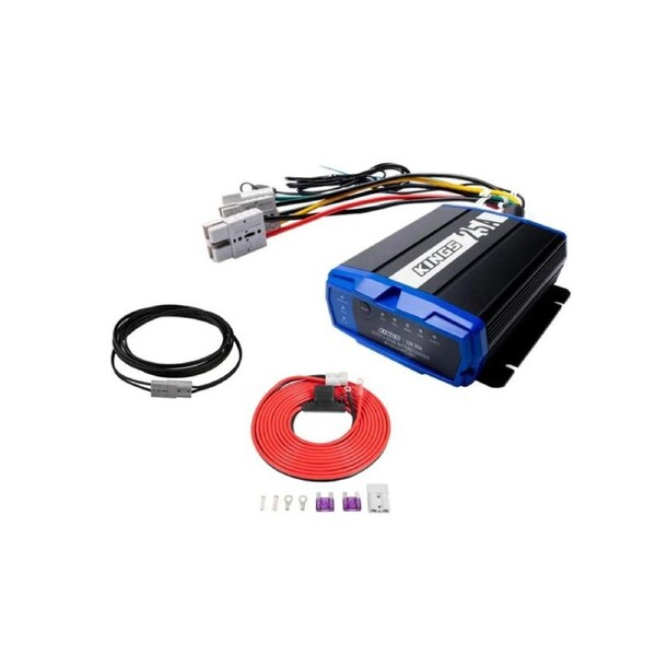 25A DC-DC Charger + 25A Wiring Kit 8mm2 8AWG + 6m Solar Extension Lead
