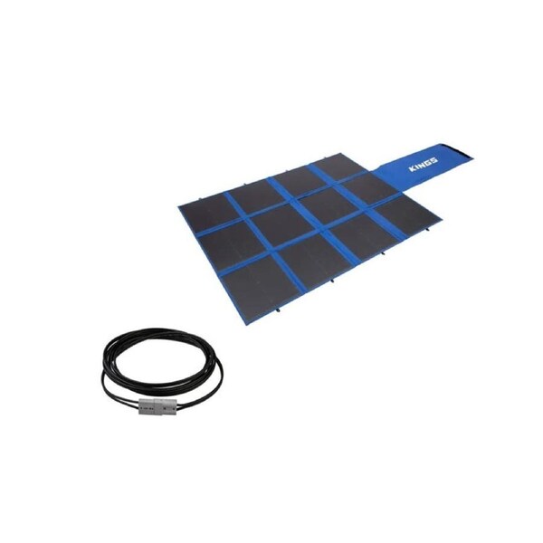 Kings 360W Folding Solar Blanket Grade A PET coated solar cells + 6m Extension Lead