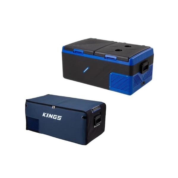 Kings Escape 75 Portable Fridge/Freezer 12/24V + Escape 75 Fridge Cover