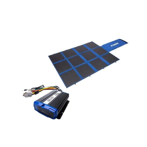 Kings 360W Folding Solar Blanket Grade A PET coated cells+ 40A DCDC Charger