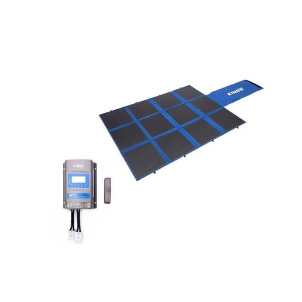 Kings 360W Folding Solar Blanket Grade A cells+ 20A MPPT Solar Regulator